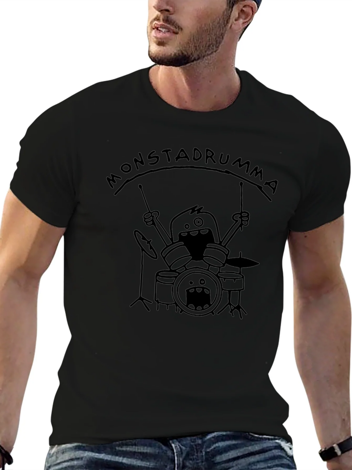 Monstadrumma Black T-Shirt