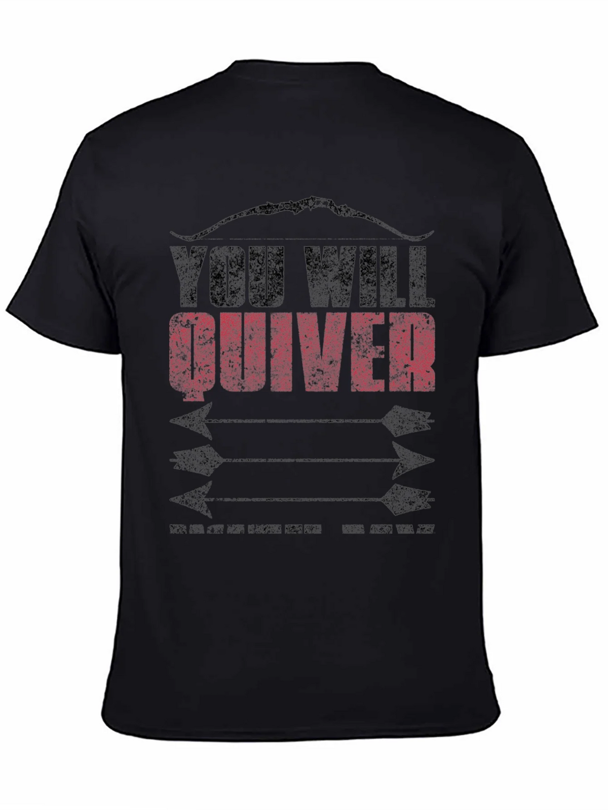 You Will Quiver Arrow Graphic Tee - Black