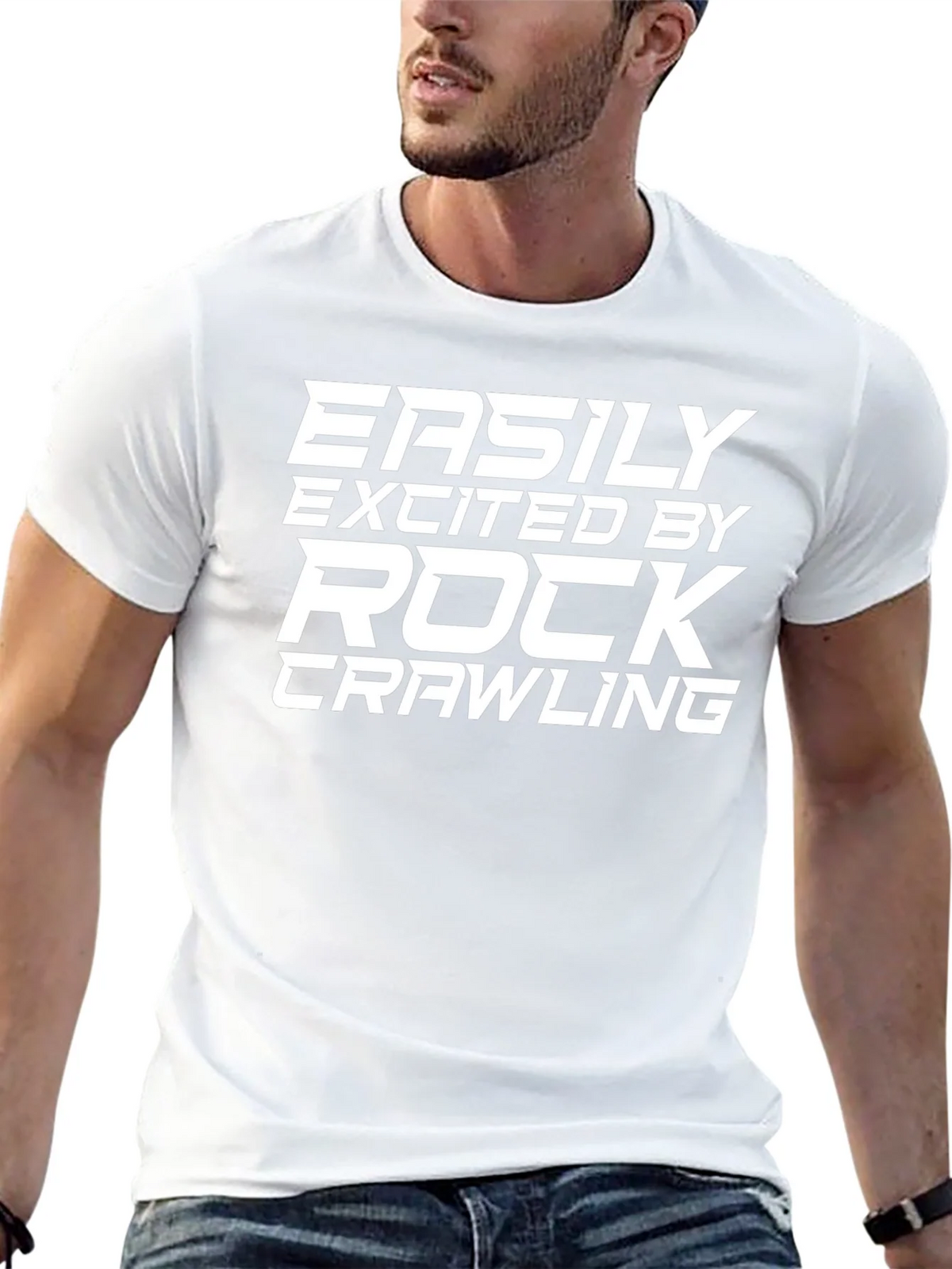 Rock Crawling Fan T-Shirt - Easily Excited