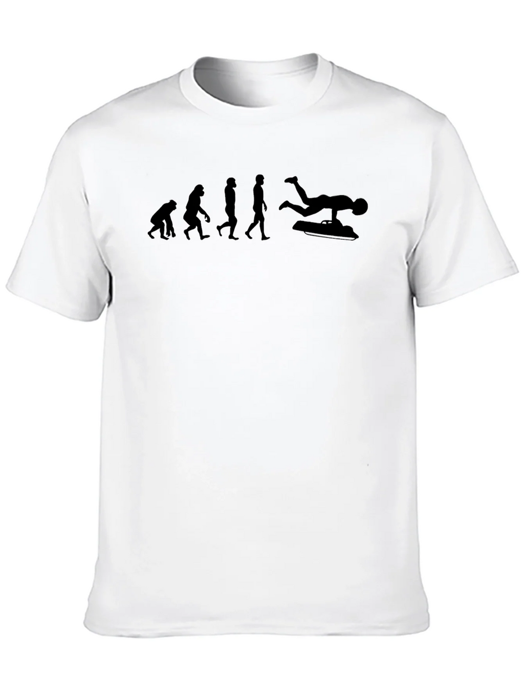 Evolution of Bodyboarding Black T-Shirt