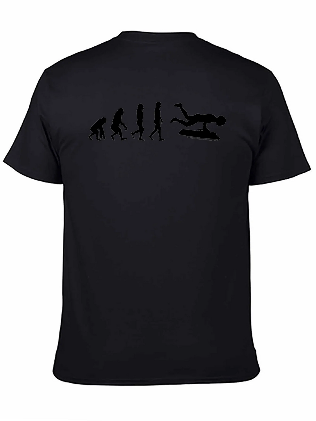 Evolution of Bodyboarding Black T-Shirt