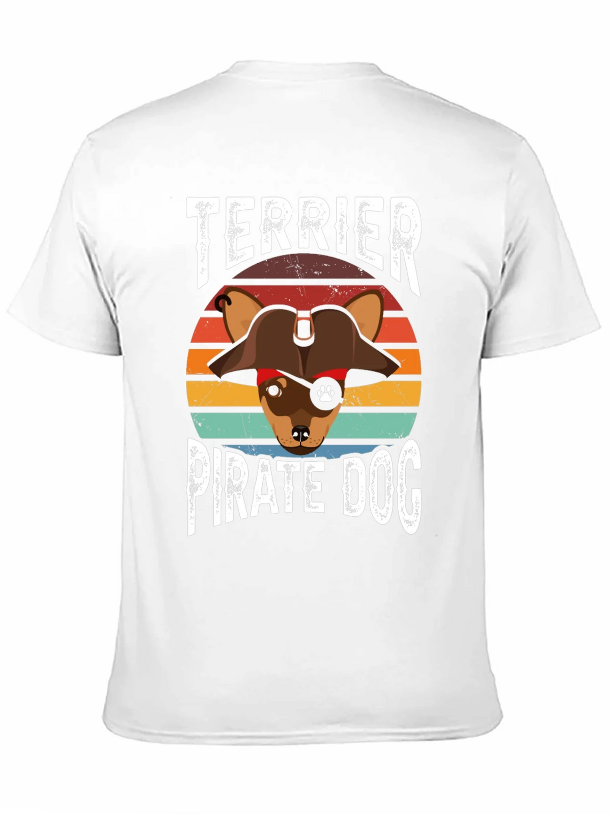 Terrier Pirate Dog Graphic T-Shirt