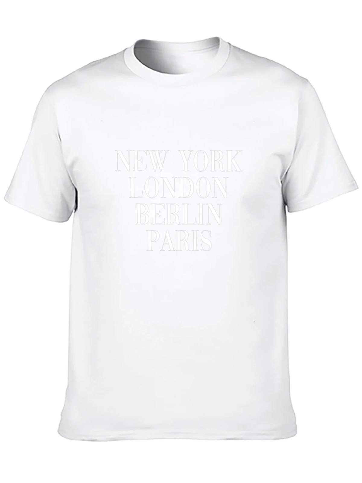 New York London Berlin Paris Graphic Tee
