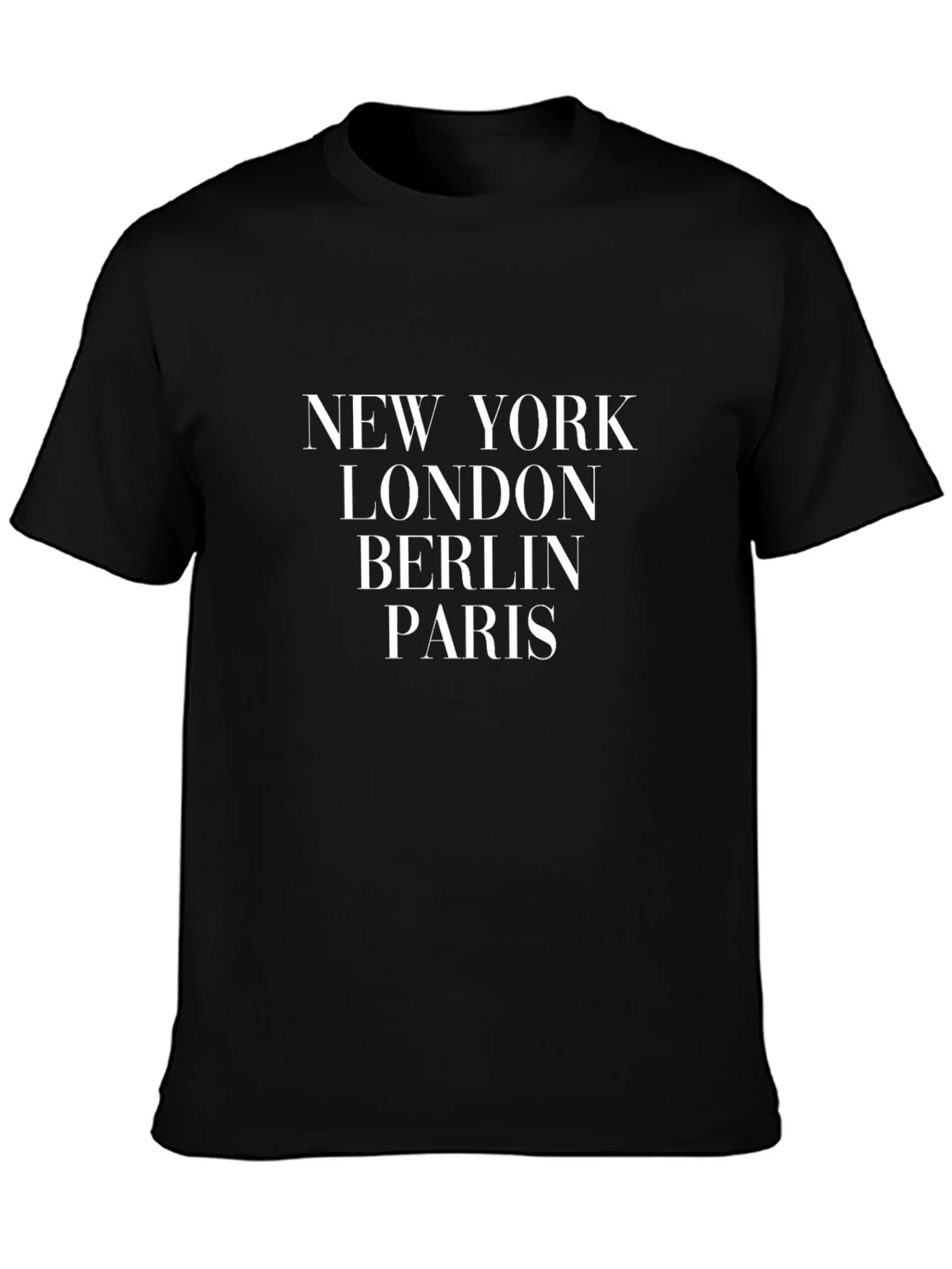 New York London Berlin Paris Graphic Tee