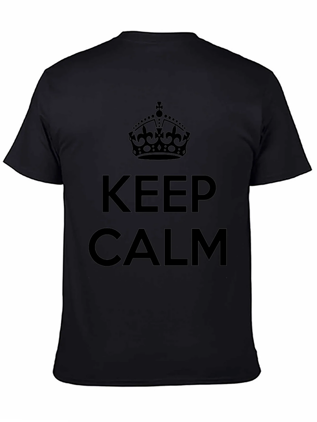 Keep Calm Crown Graphic T-Shirt - Classic Design
