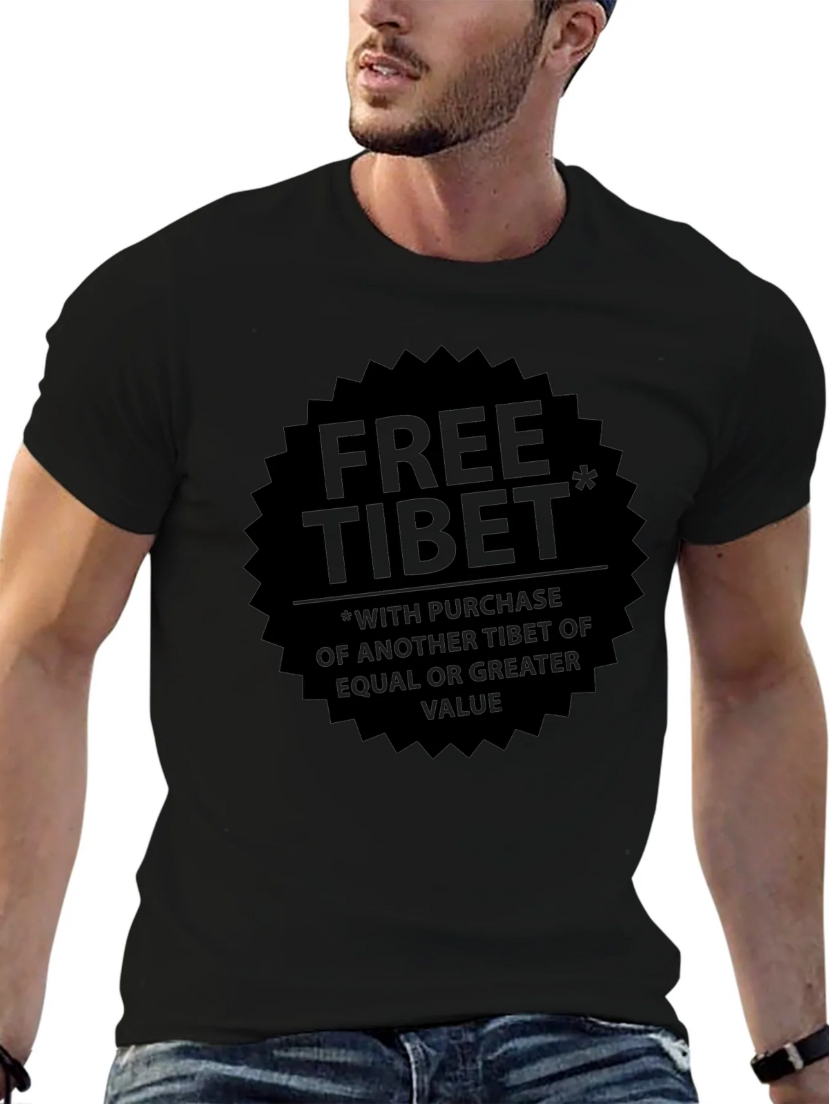 Free Tibet Graphic T-Shirt