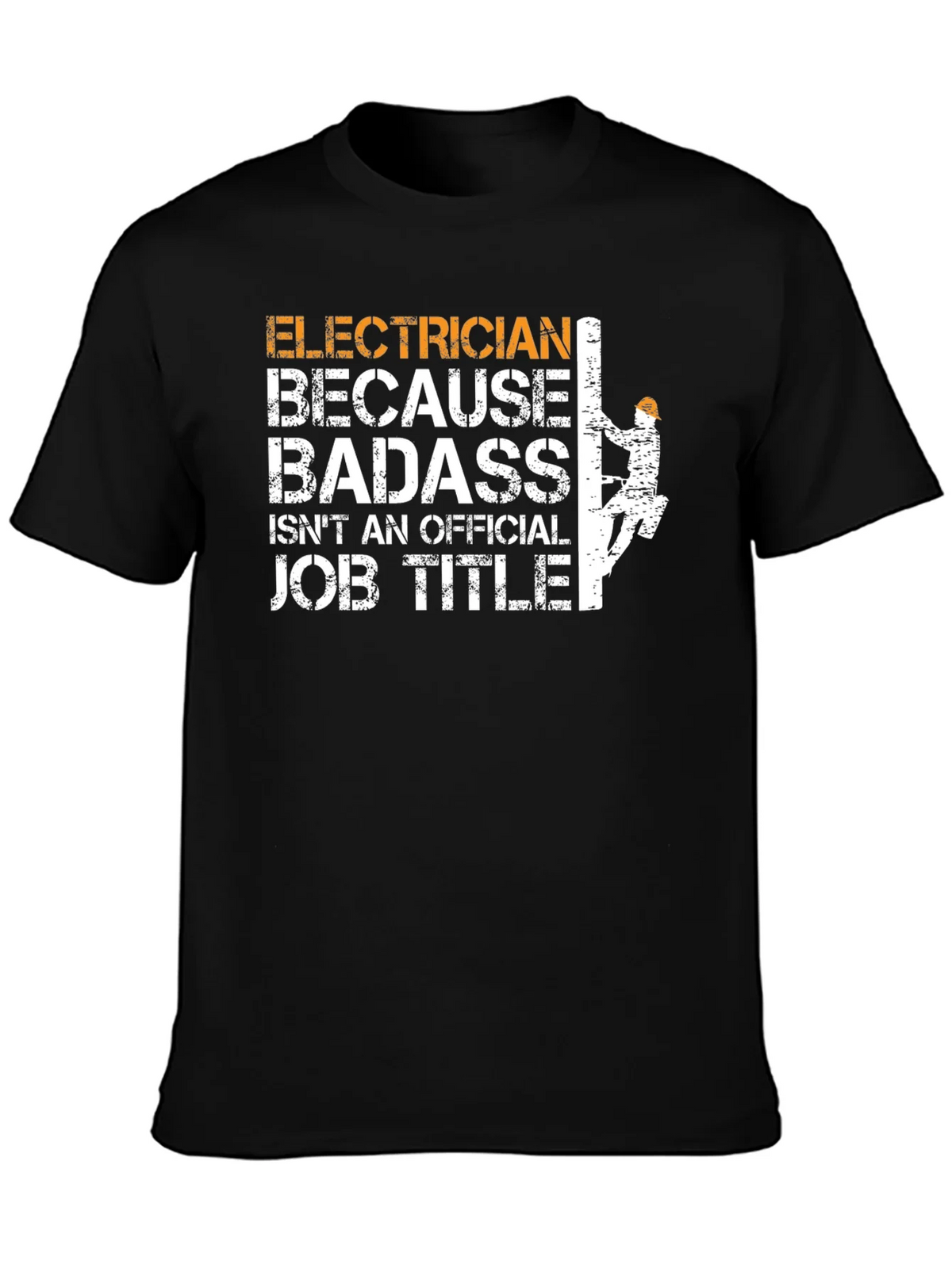 Electrician Badass Job Title T-Shirt
