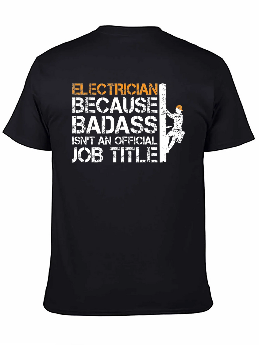 Electrician Badass Job Title T-Shirt