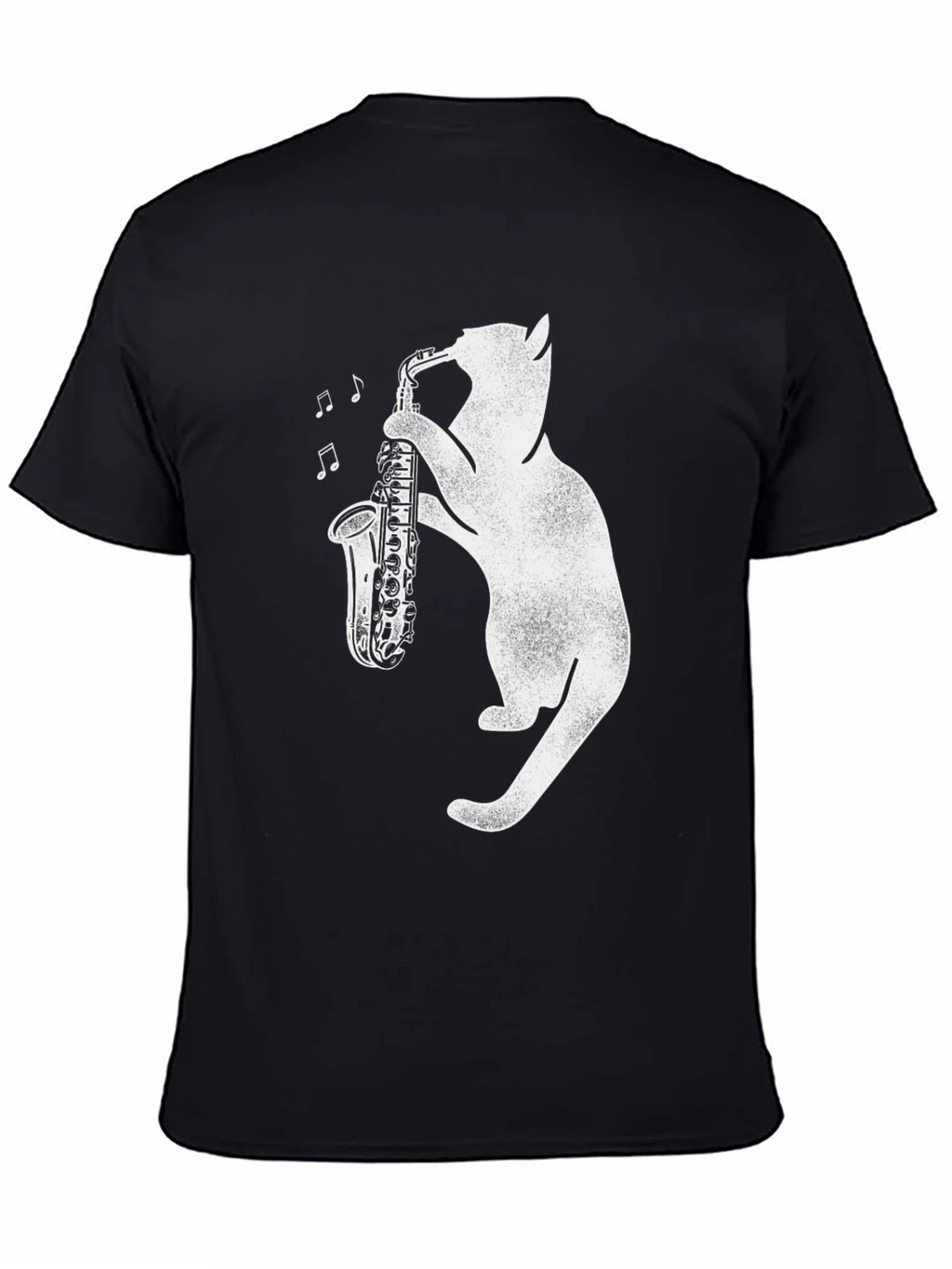Cat Saxophone T-Shirt: Cool Music Lover Tee
