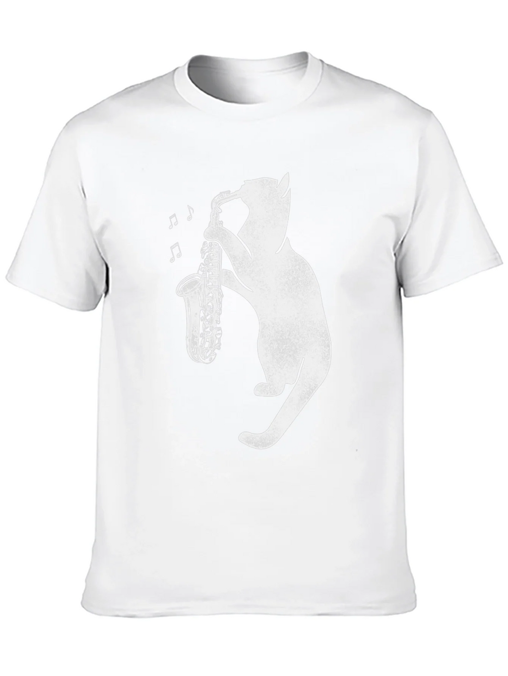 Cat Saxophone T-Shirt: Cool Music Lover Tee