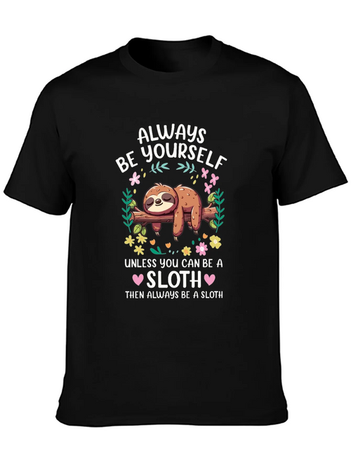 Always Be a Sloth Graphic T-Shirt
