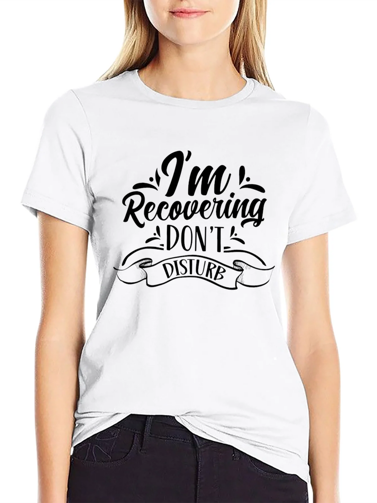 Recovering Dont Disturb Graphic Tee