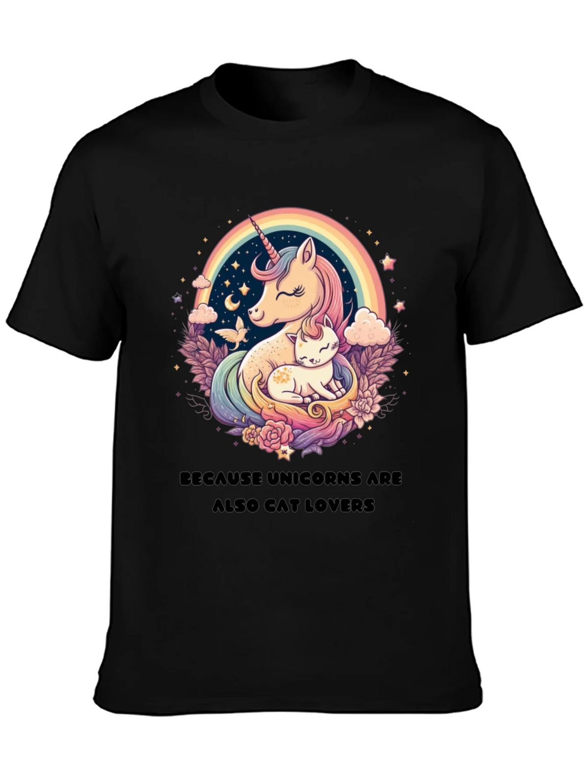 Unicorn & Cat Lover T-Shirt